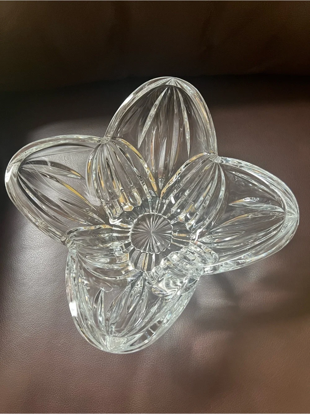 Mikasa Bowl Crystal Glass Lead Free Decor